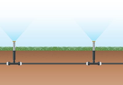 illustration of an irrigation system