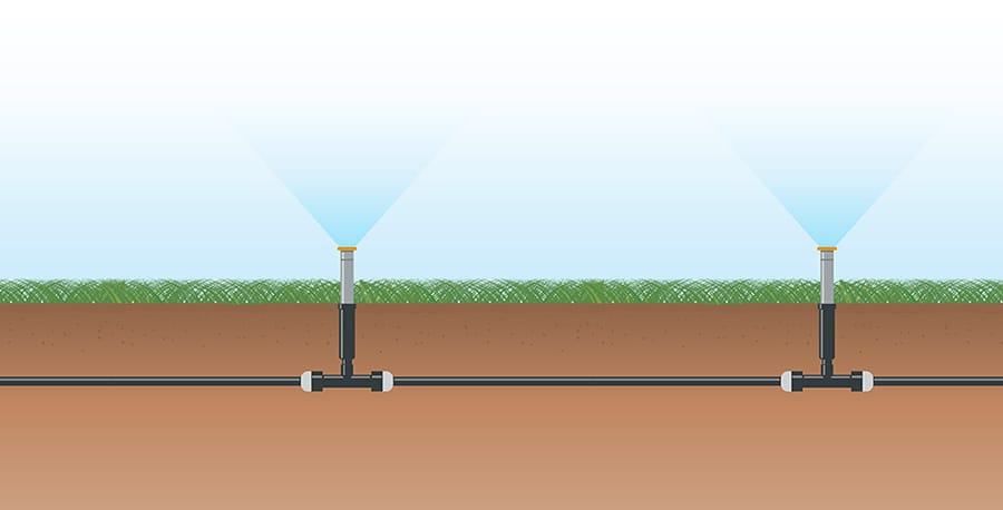 illustration of an irrigation system